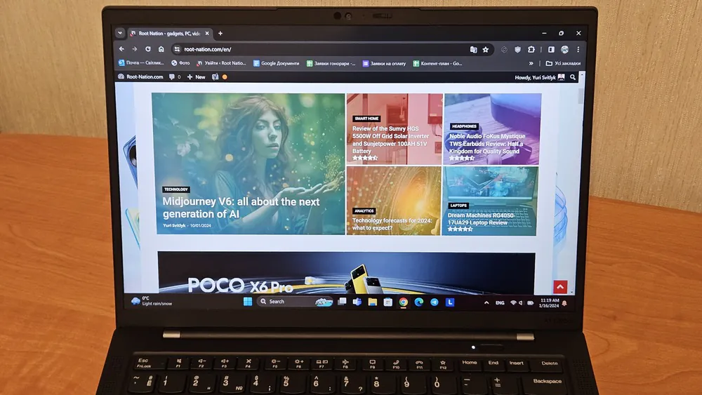 Lenovo ThinkPad X1 Carbon Gen 11"