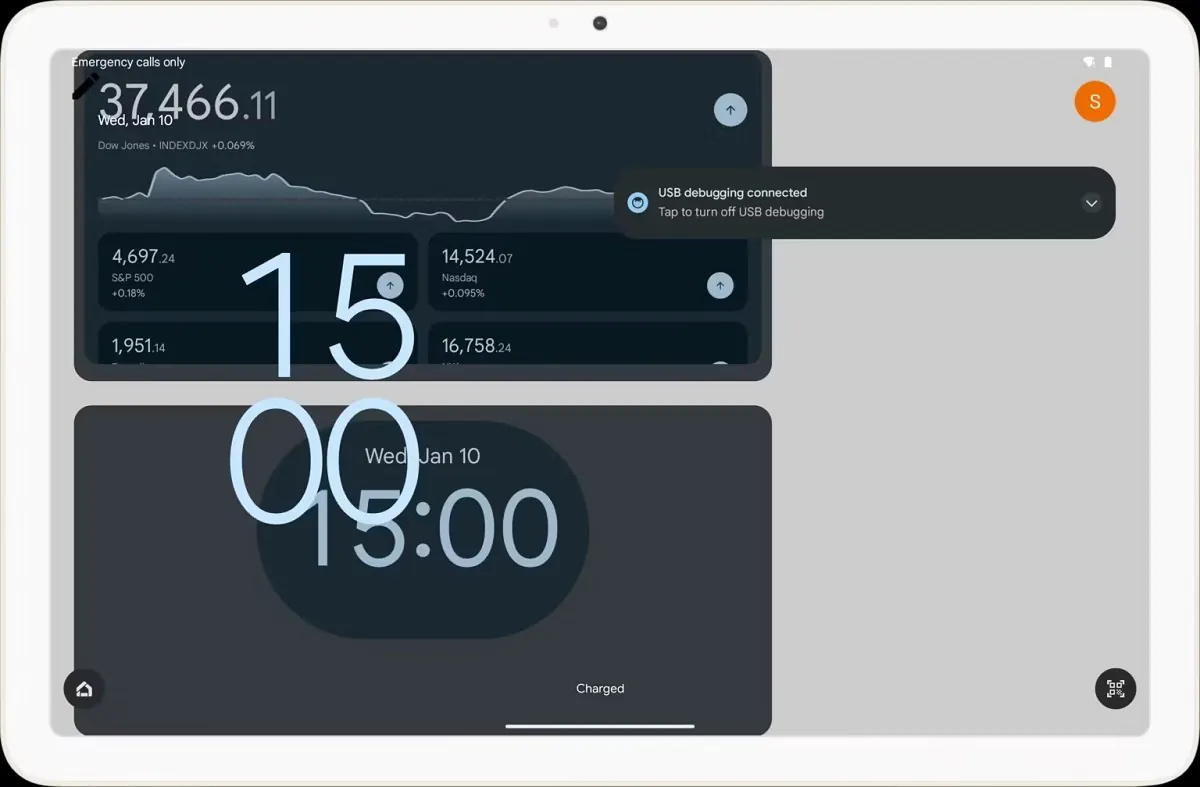 widgets de Android 15