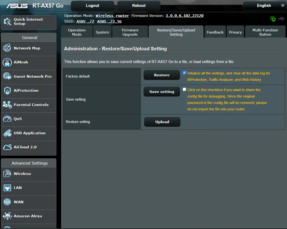 ASUS RT-AX57 Go