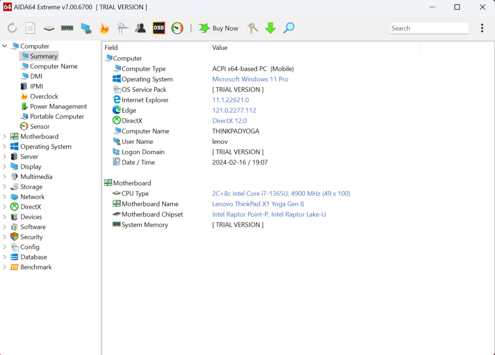 Lenovo ThinkPad X 1 Yoga Gen 8