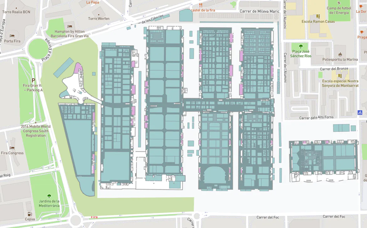 MWC 2024 Map