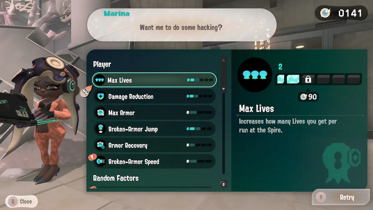 Splatoon 3: Ordine secondario