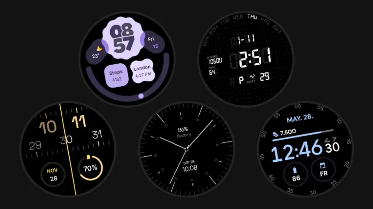 Os melhores mostradores de relógio para smartwatches Wear OS 2024