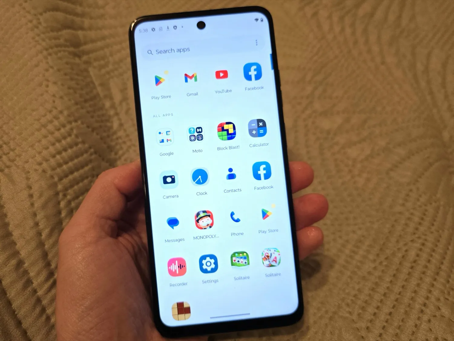 Motorola Moto G34 5G screen