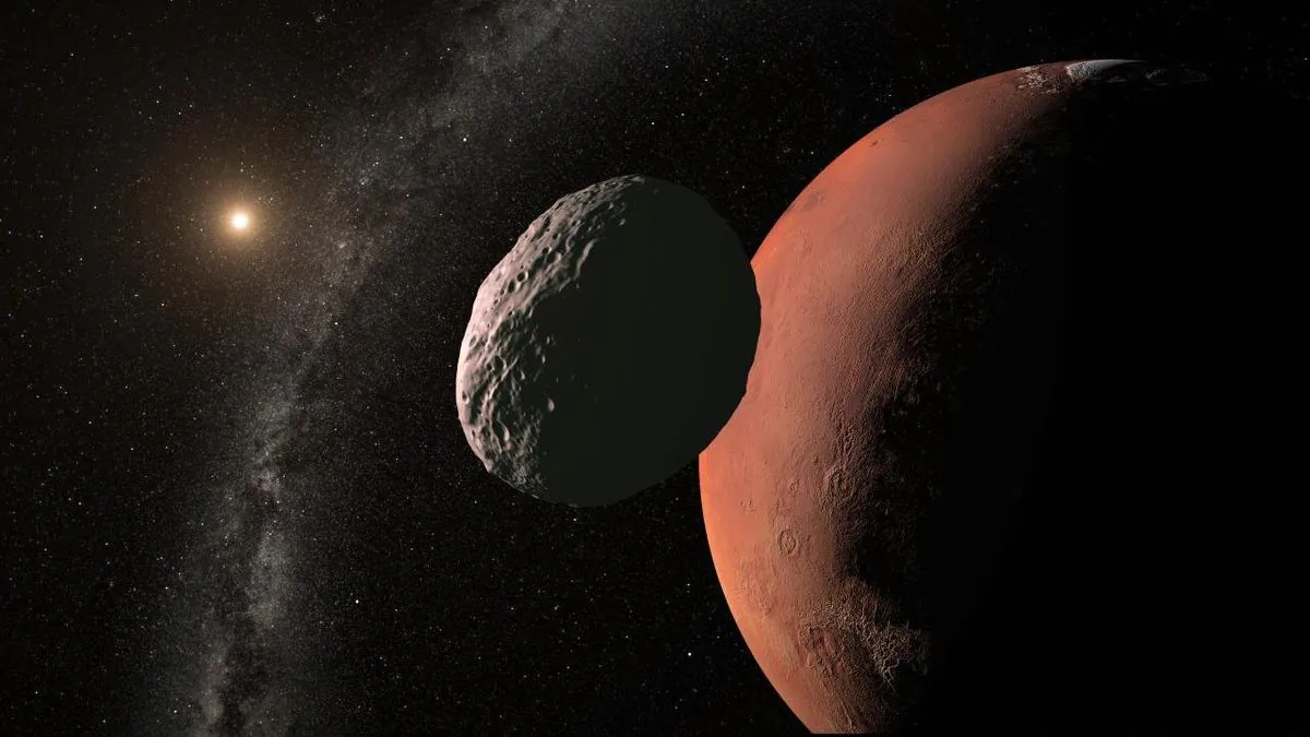 Астероид во близина на Марс