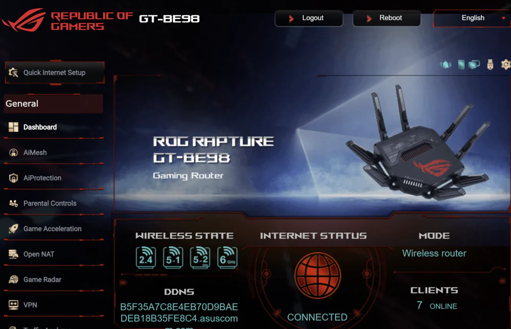 ASUS ROG 狂喜GT-BE98