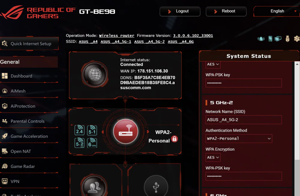 ASUS ROG 狂喜GT-BE98