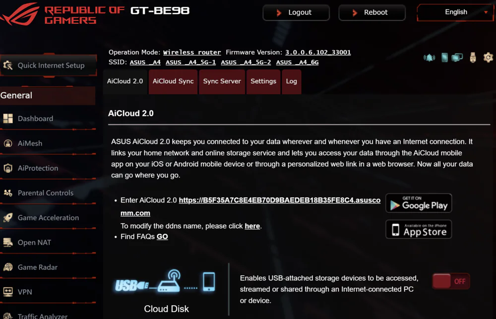 ASUS ROG 狂喜GT-BE98