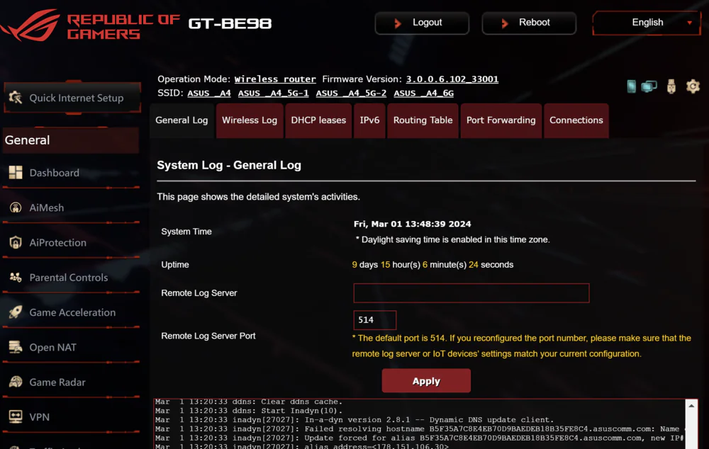 ASUS ROG 狂喜GT-BE98