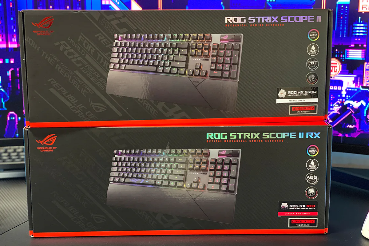 ASUS ROG Strix Omfang II & ASUS ROG Strix Scope II RX