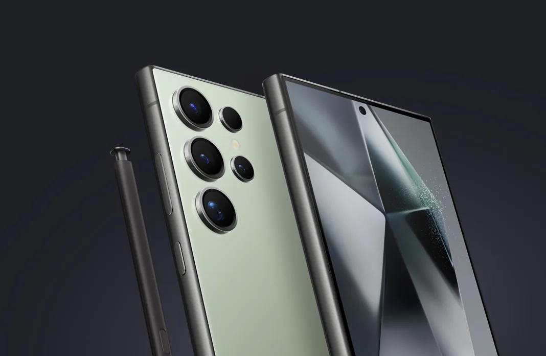 Samsung S24 Ultra titanium green