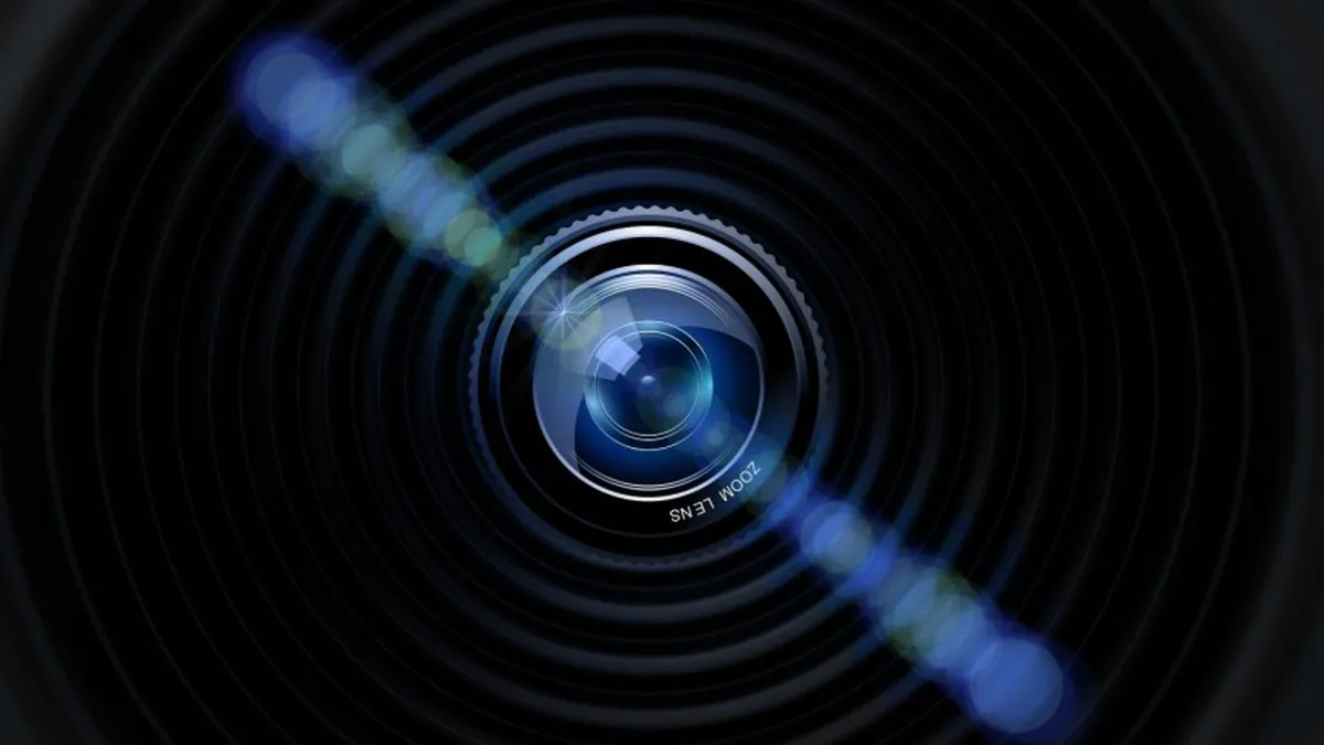 Lens optics camera
