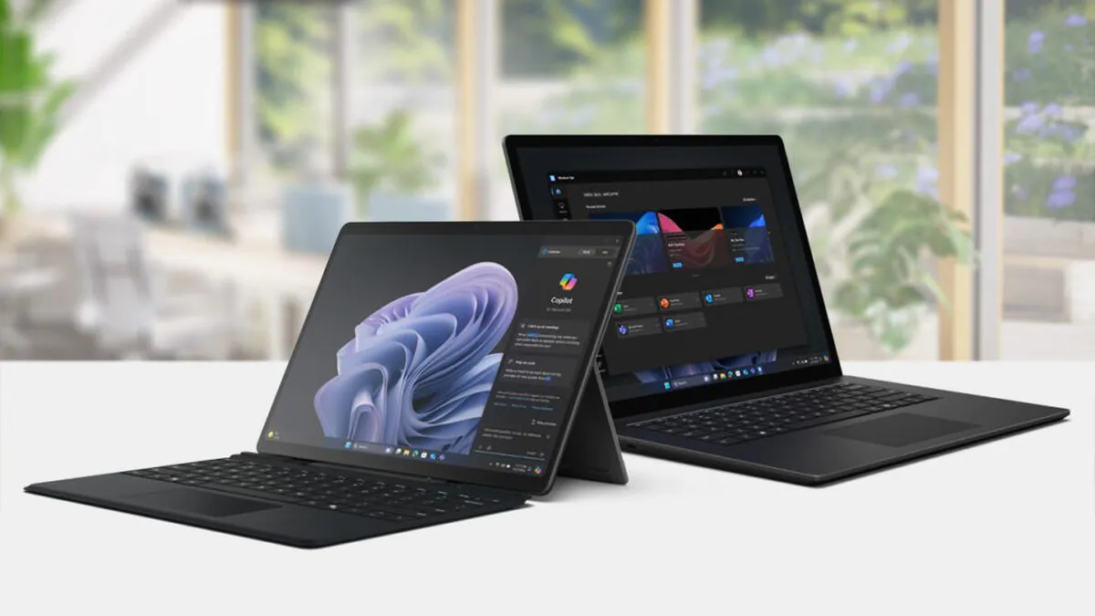 Microsoft Surface Pro 10 және Surface Laptop 6