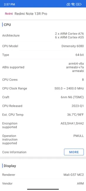 Redmi Megjegyzés 13 5G