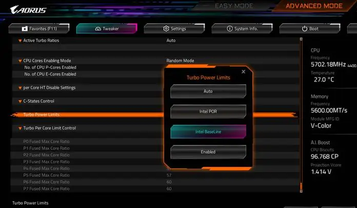 GIGABYTE випустила бета-версії BIOS для плат з чипсетами Intel Z790 та B760