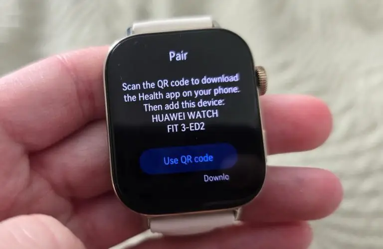 Huawei Watch Fit 3 connect to phone