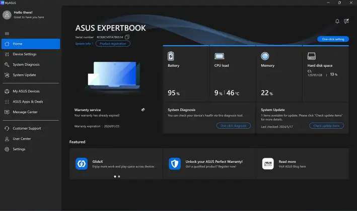 ASUS ExpertBook B9 OLED (B9403CVAR)