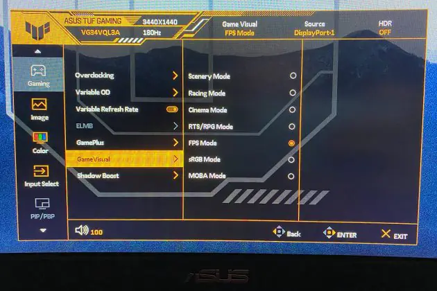 ASUS TUF Gaming VG34VQL3A