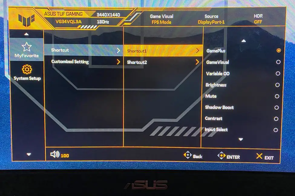 ASUS TUF Gaming VG34VQL3A