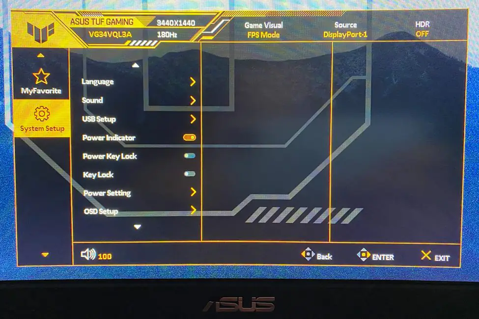 ASUS TUF Gaming VG34VQL3A