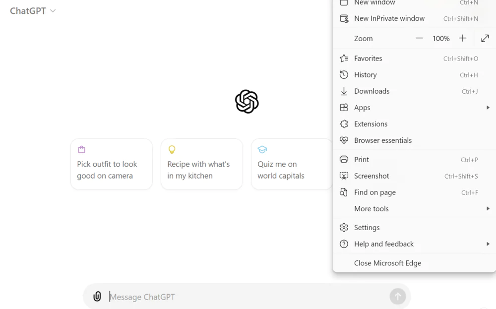 ChatGPT for Windows