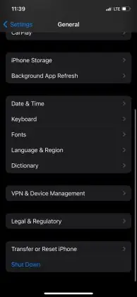 How to reset an iPhone