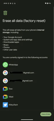 How to reset your Android device