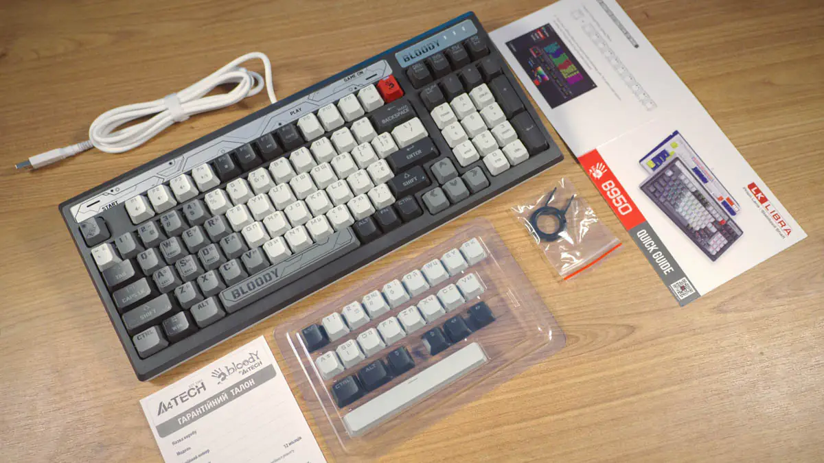 A4Tech Bloody B950 RGB Дайчин Саарал