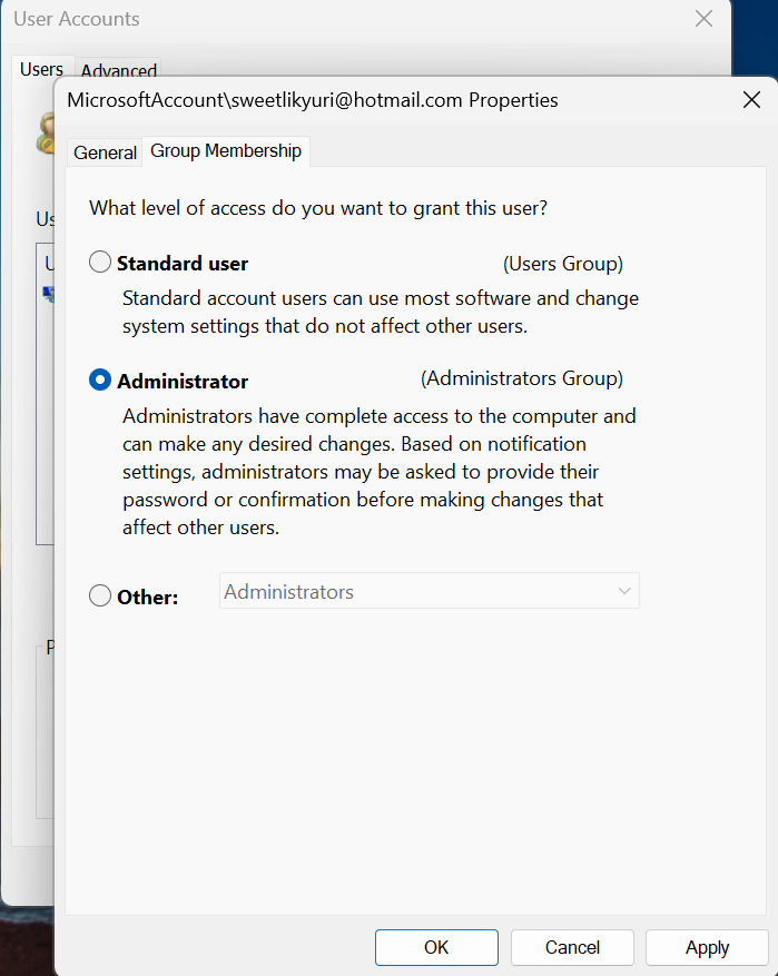 Administrator Windows 11
