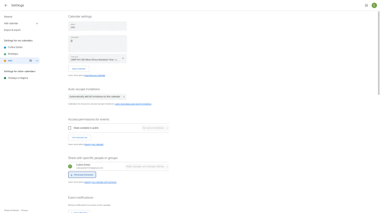Google Calendar