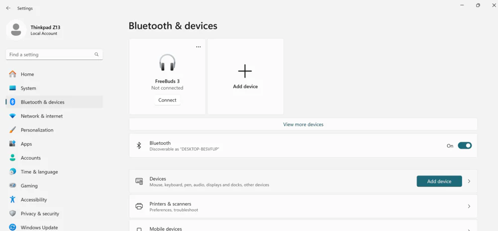 microphone in Windows 11