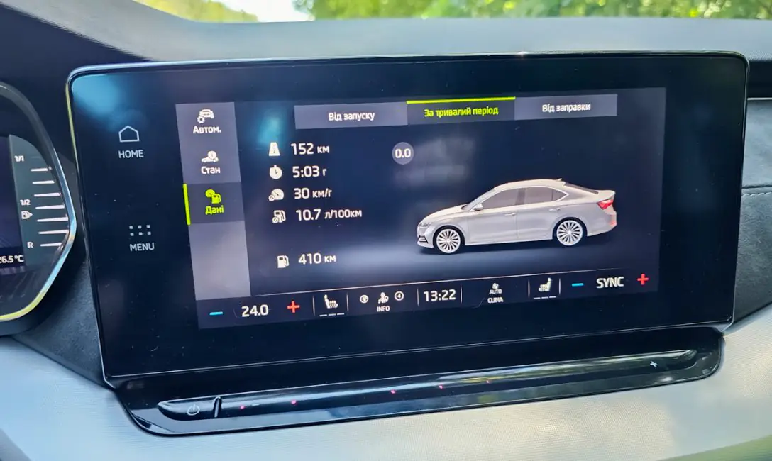 Škoda Octavia A8 Unterhaltungs- und Informationssystem