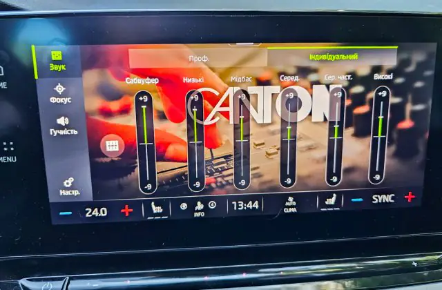 Škoda Octavia A8 Canton Audiosystem