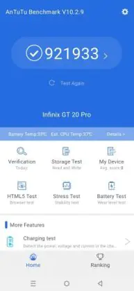 Infinix Test du GT20 Pro