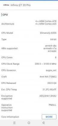 Infinix Test du GT20 Pro