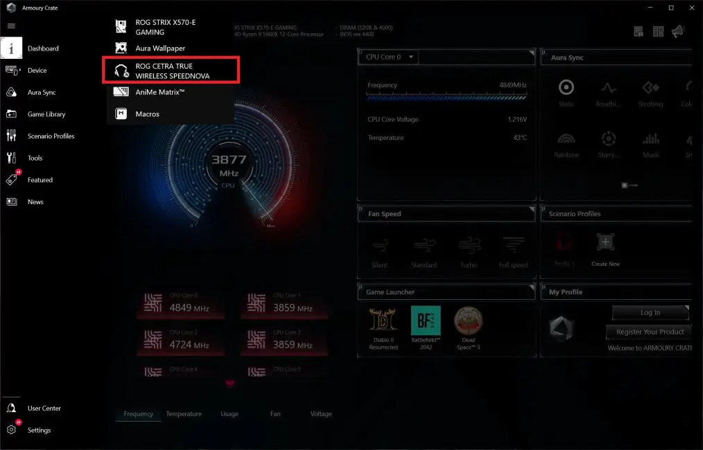 ASUS ROG Cetra True Wireless SpeedNova