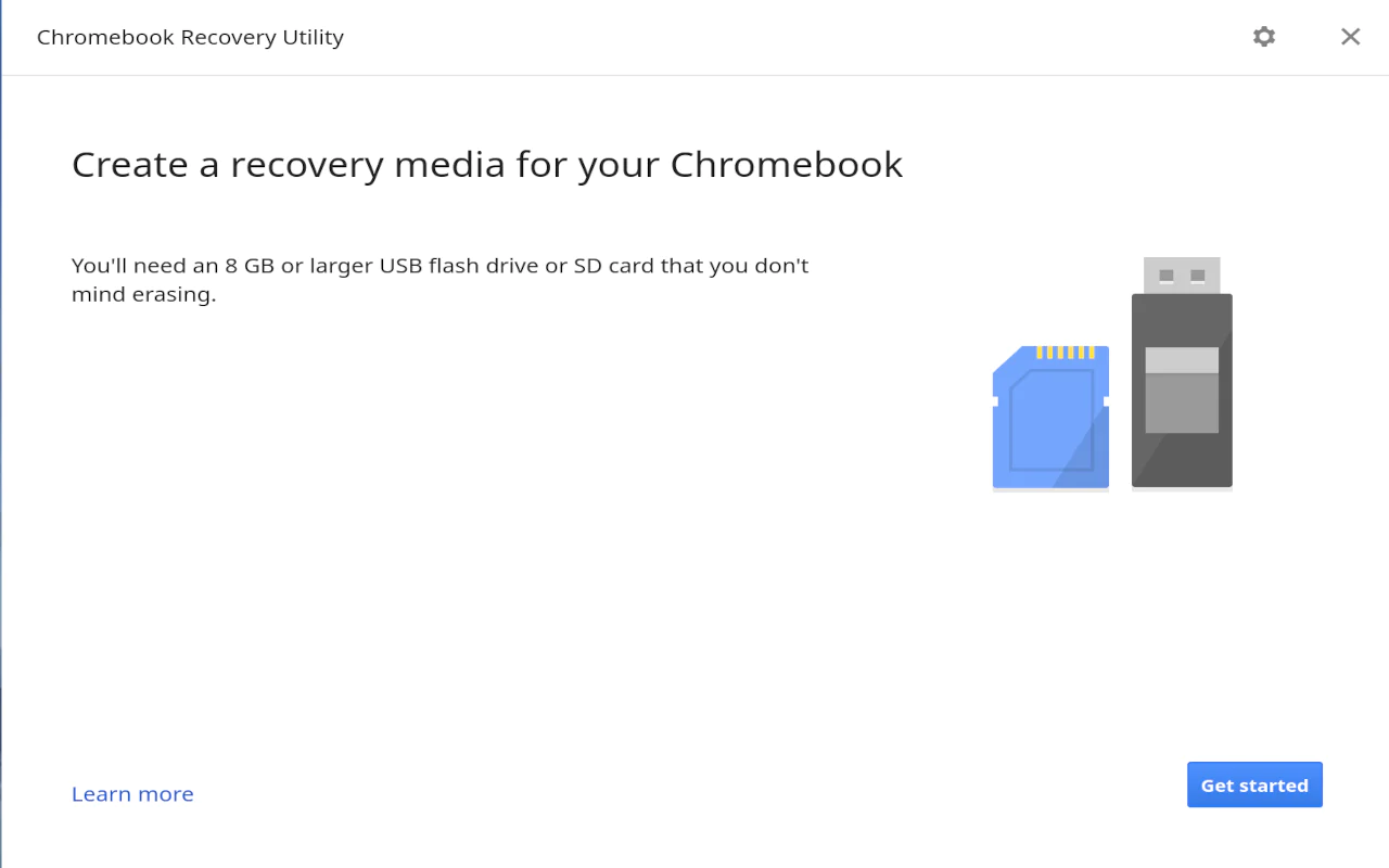 Chromebook 恢复实用程序 (1)