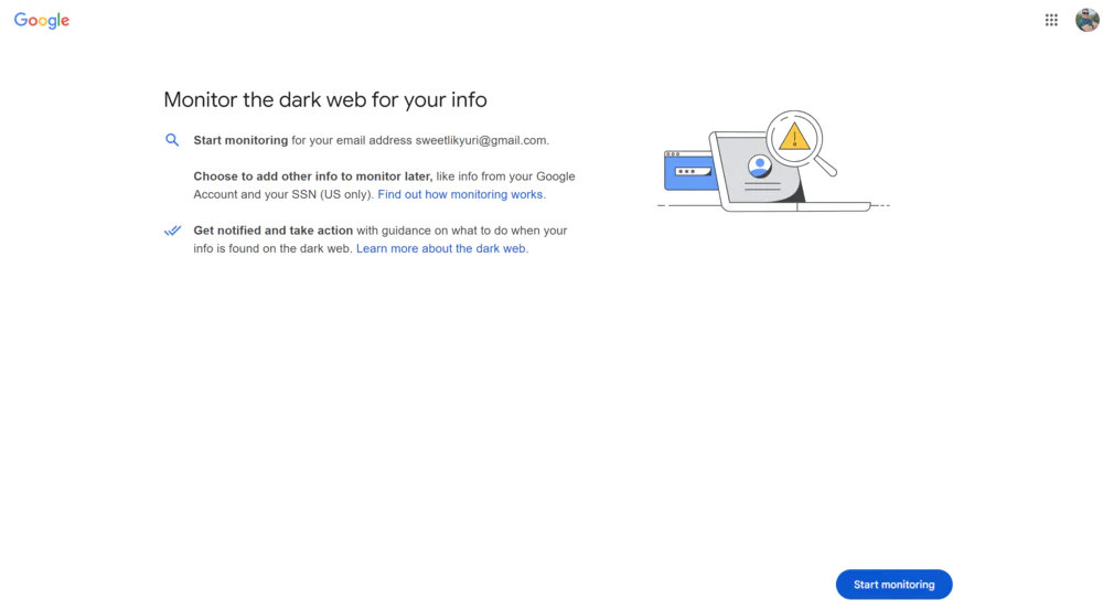 Dark web report