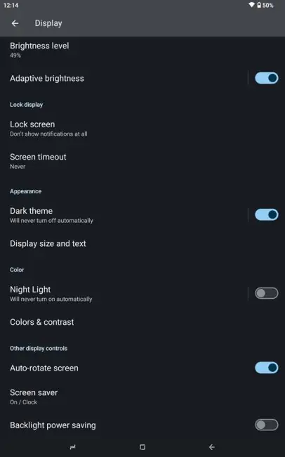 Doogee T30S Display Setting