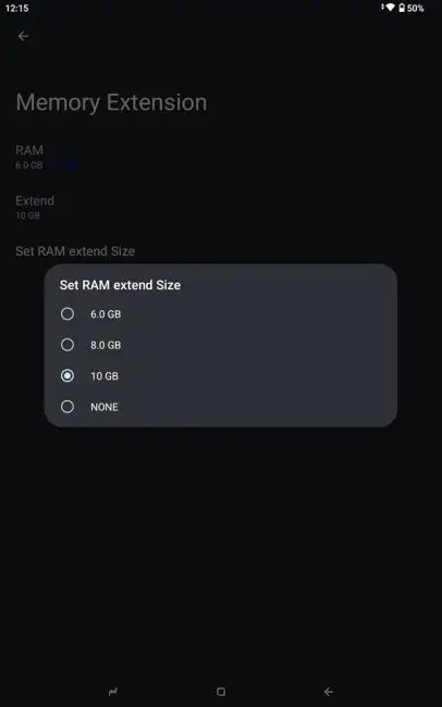 Doogee T30S Mempry Setting