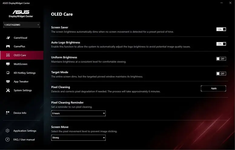 ASUS DisplayWidget Center
