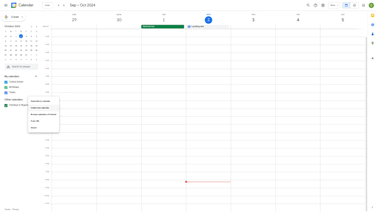 Google Календарь