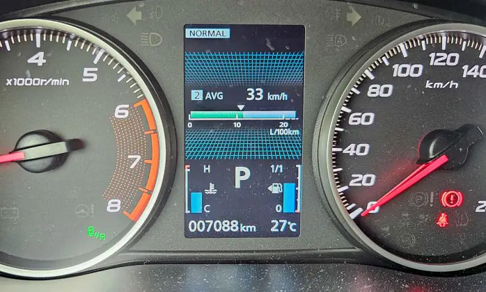 Mitsubishi Eclipse Cross - dashboard settings