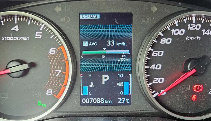 Mitsubishi Eclipse Cross - dashboard settings