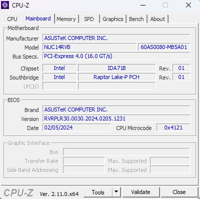 ASUS NUC 14 专业版
