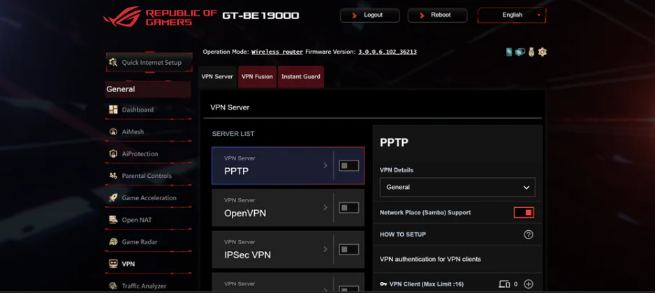 ASUS ROG Rapture GT-BE19000