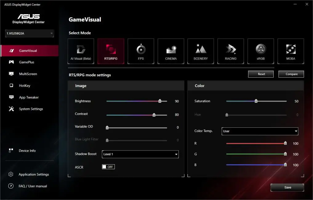 ASUS TUF电竞VG259Q3A