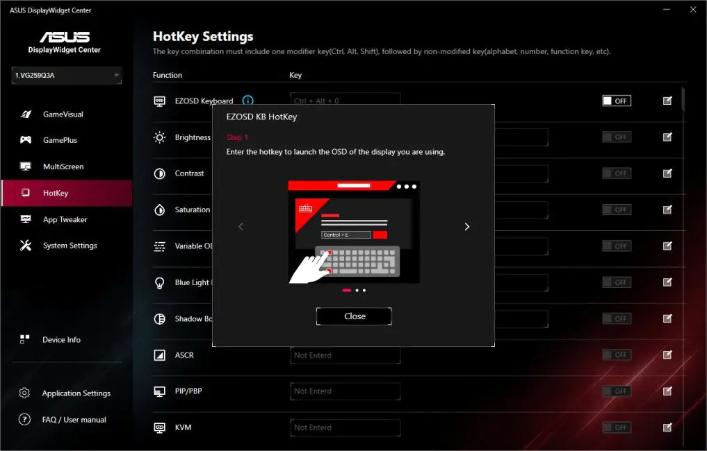 ASUS TUF电竞VG259Q3A