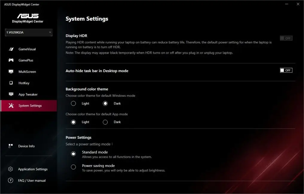 ASUS TUF电竞VG259Q3A