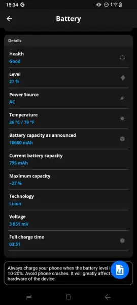 Fossibot F109 battery test